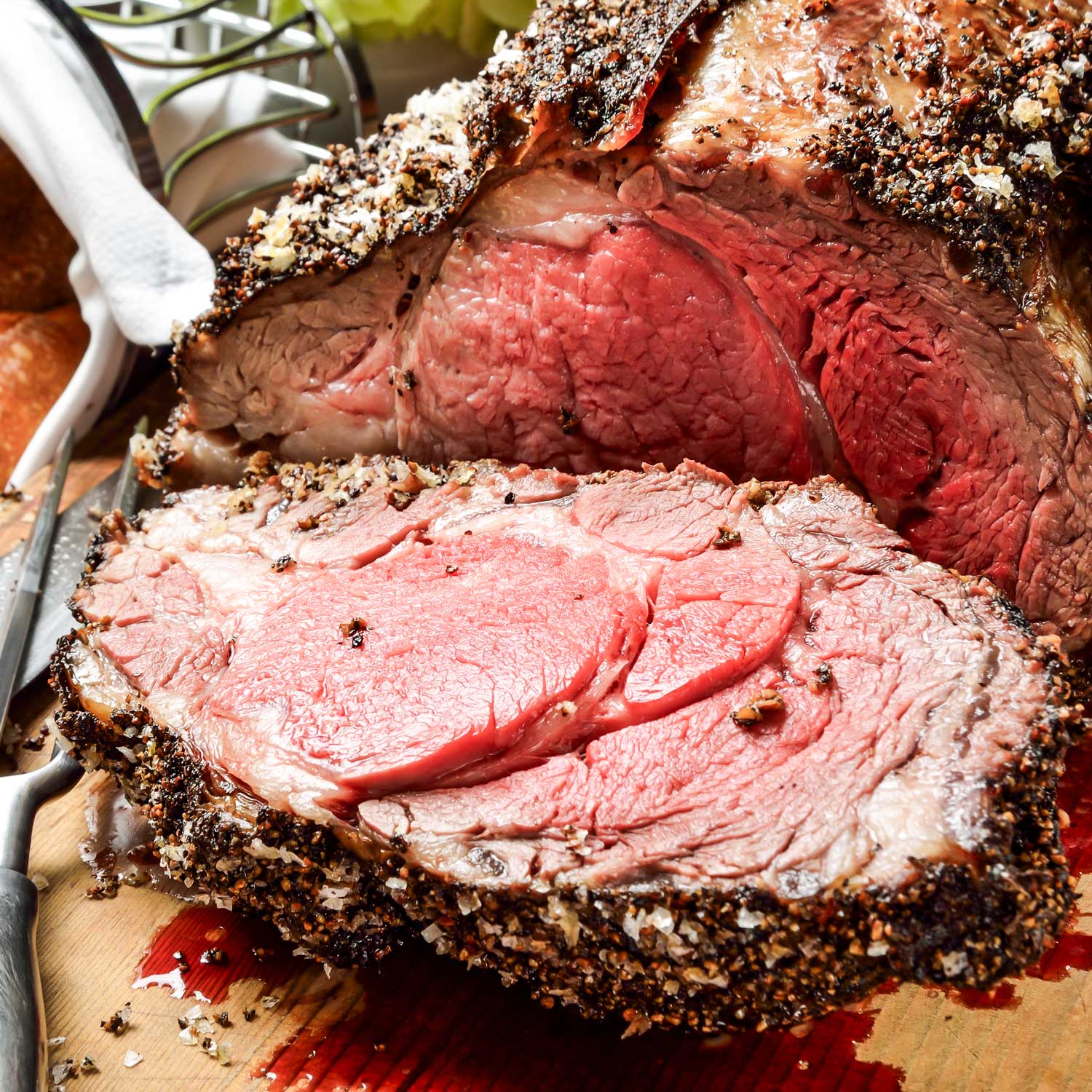 Boneless Garlic Herb Prime Rib Roast