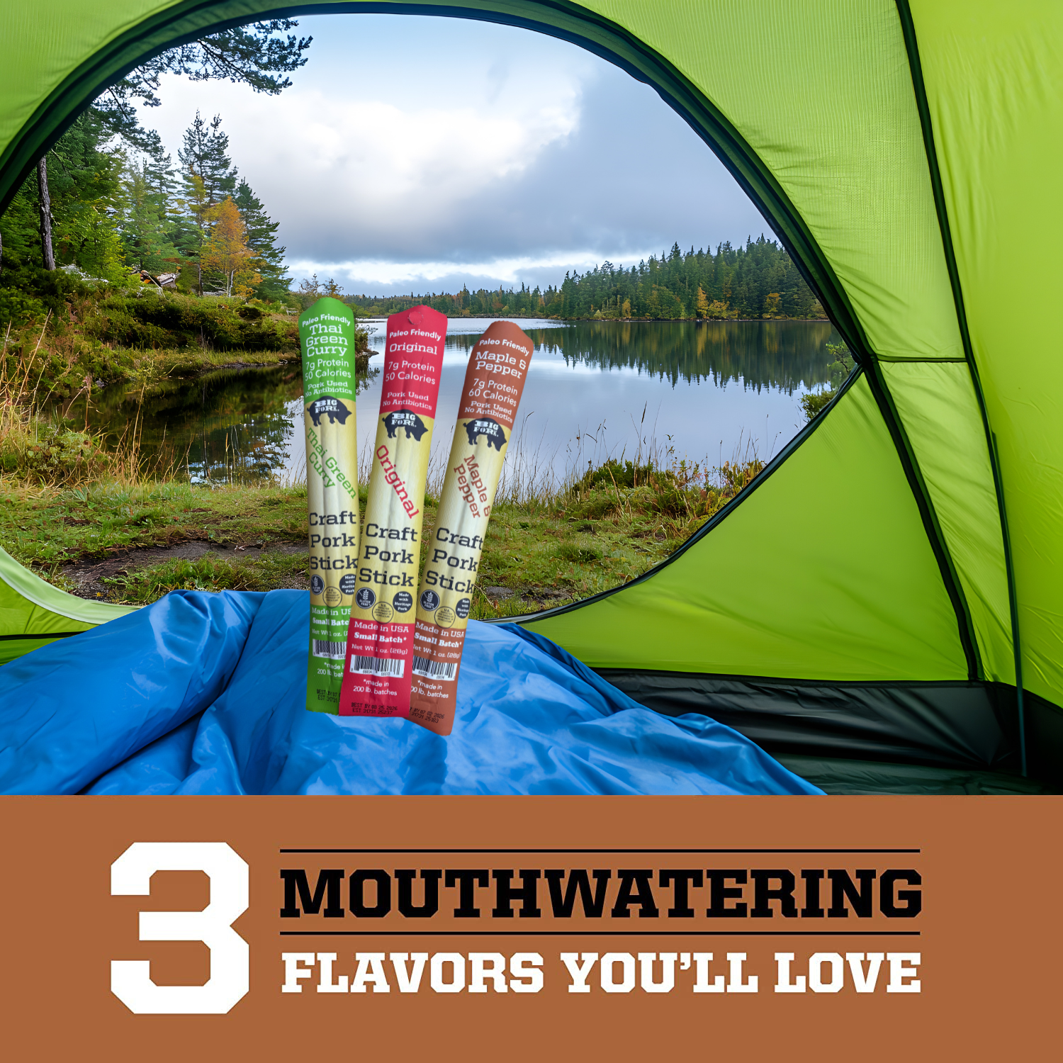 Craft Pork Snack Sticks - One Case (20 sticks)