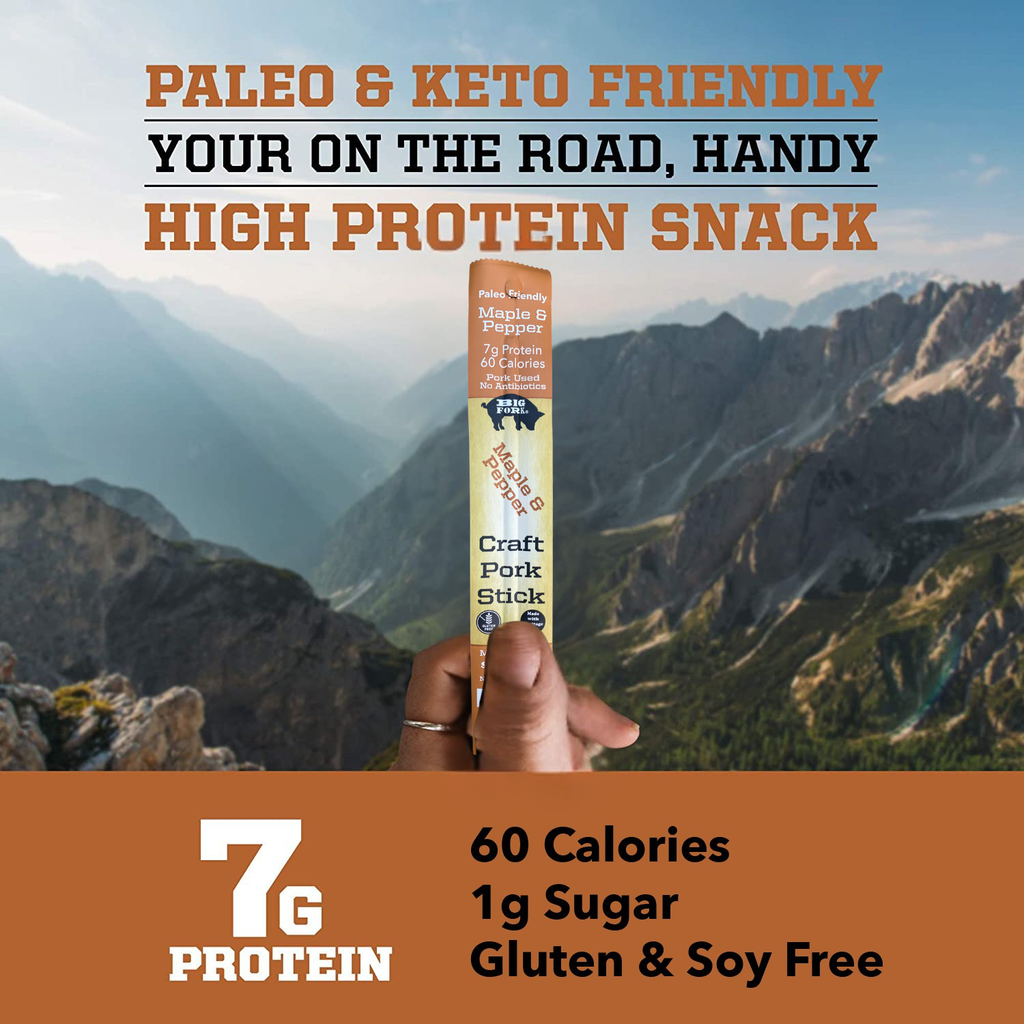 Craft Pork Snack Stick Sample (3 sticks total)