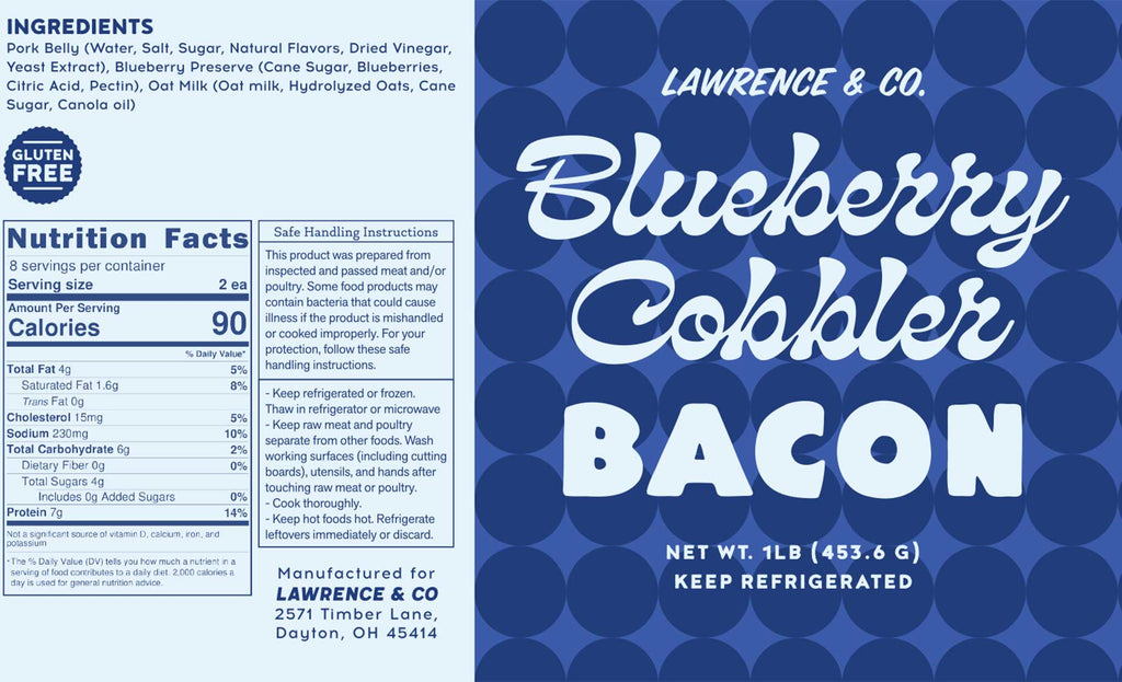 *NEW* Blueberry Cobbler Bacon
