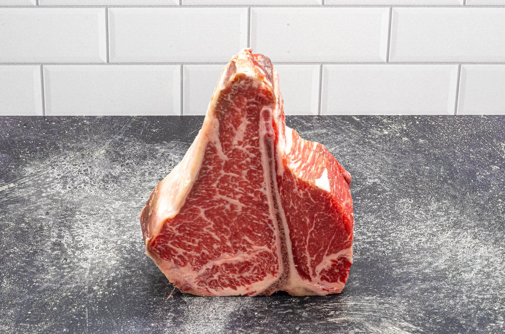 Prime 850 Club Beef T-Bone Steak, Dry-Aged