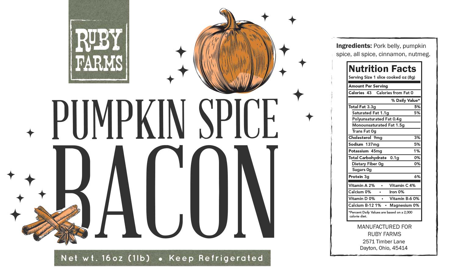 *Limited Drop* Pumpkin Spiced Bacon