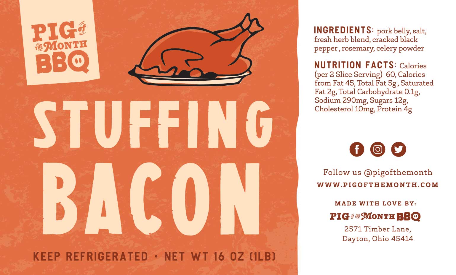 *Limited Drop* Stuffing Bacon