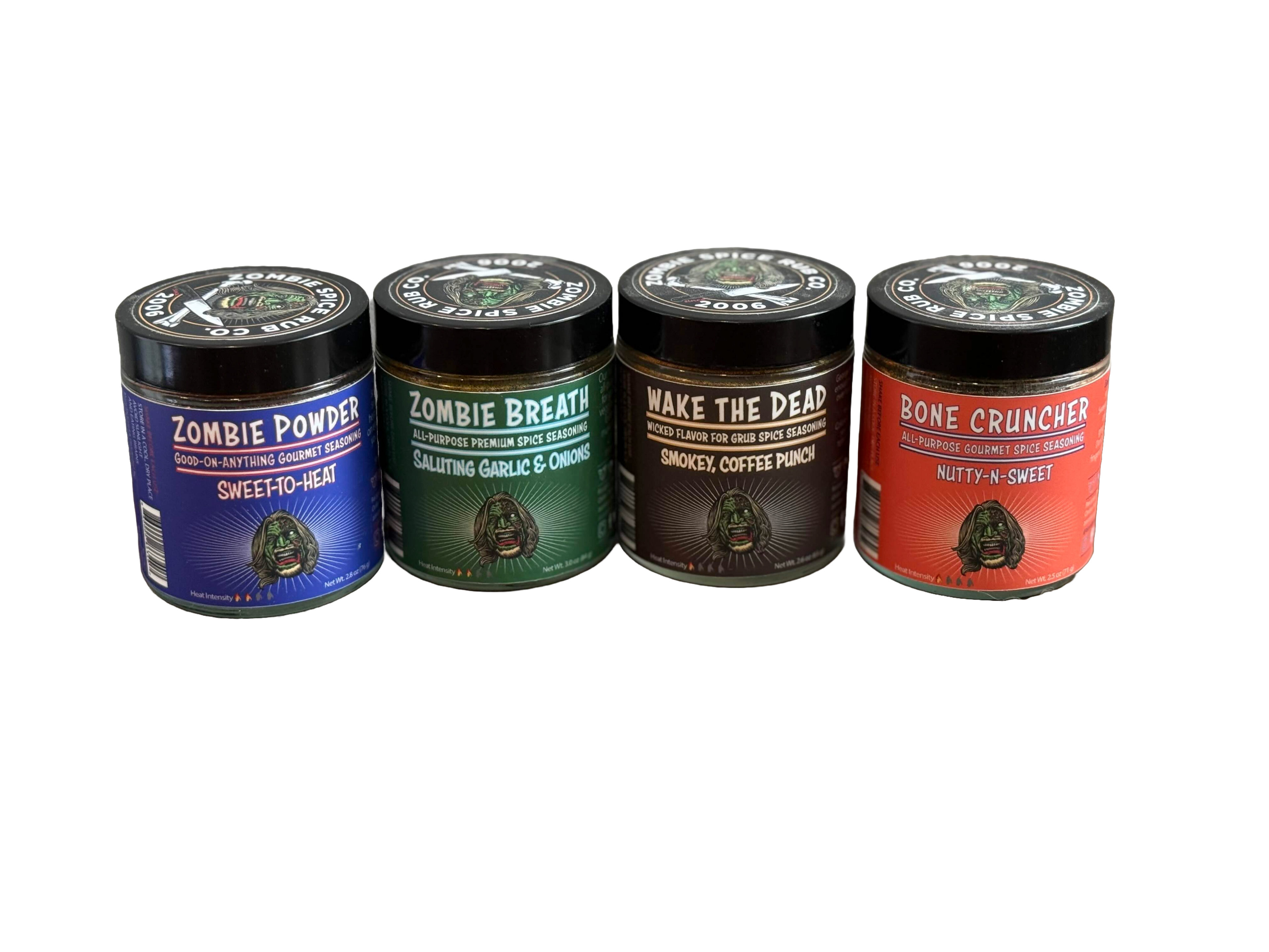 Zombie Spice Rub Starter Pack: All-Purpose Spice Blends for Cooking