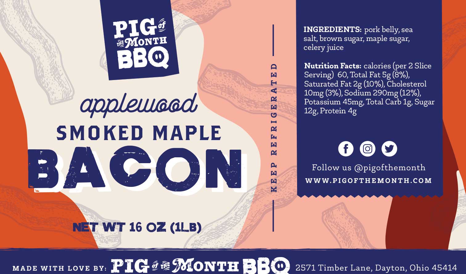 Applewood Smoked Maple Bacon