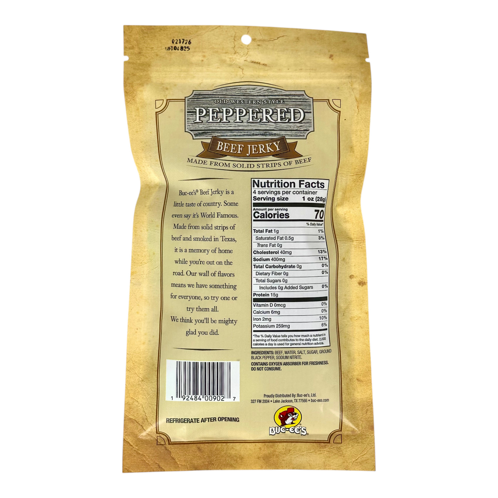 Old Western Style Peppered Beef Jerky