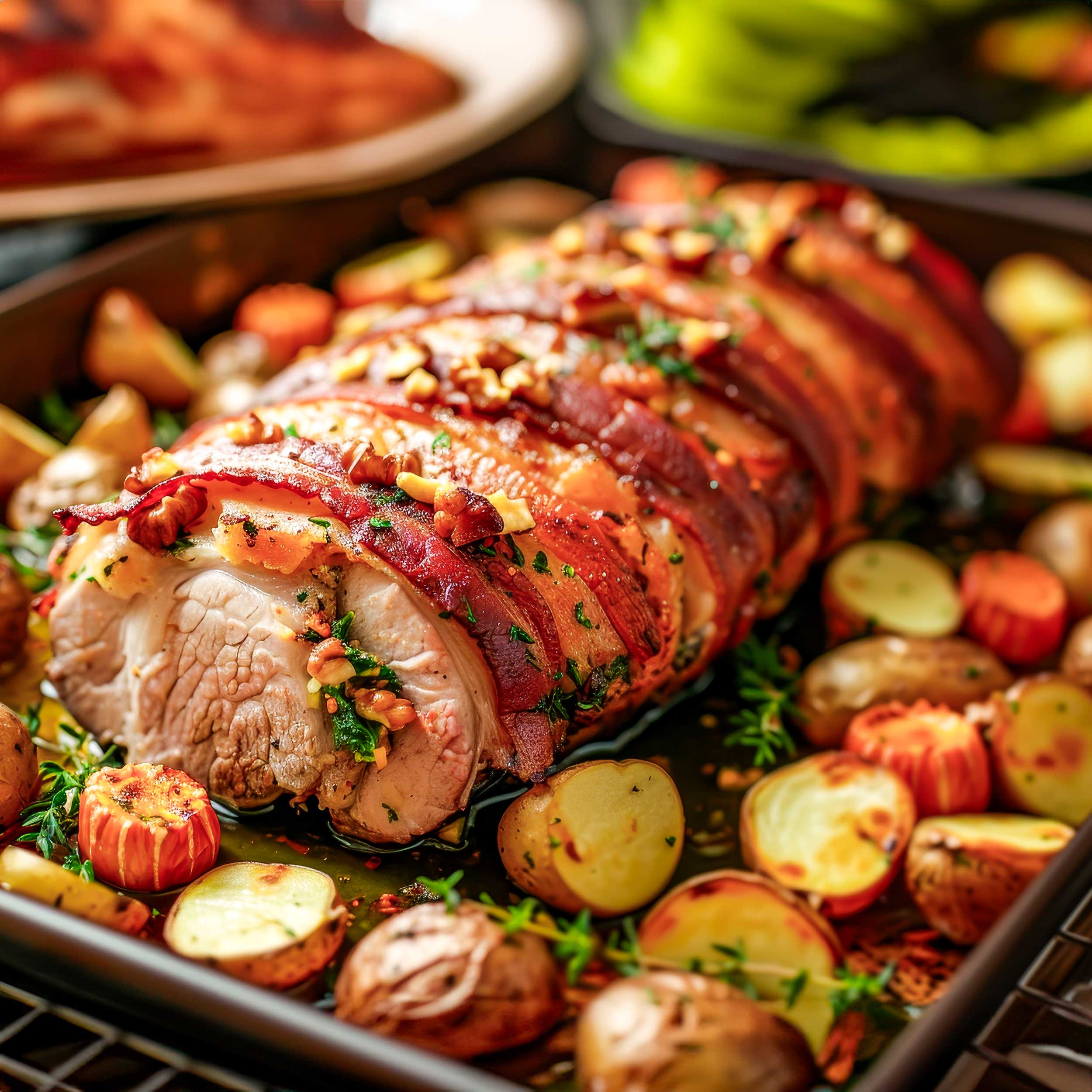 *Limited Drop* Bacon Wrapped Stuffed Potk Loin